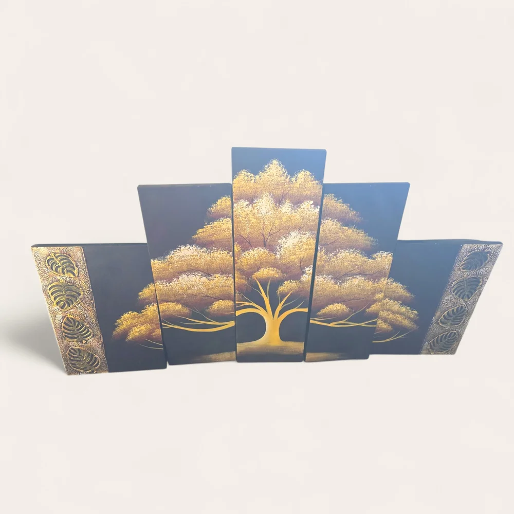Tree of Life Painting 5 Piece Canvas Set